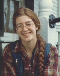 Photo of Whitney as a young lighting designer